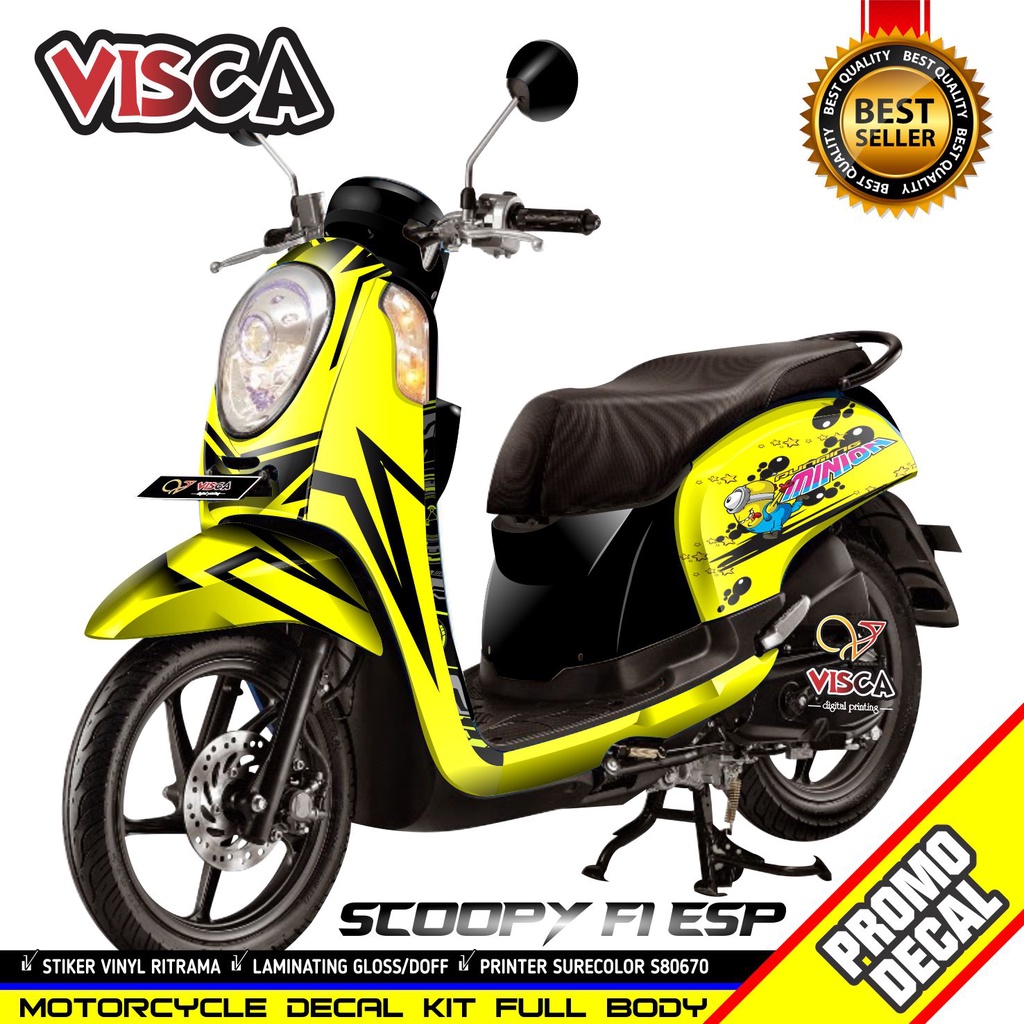 Stiker Decal Scoopy Decal Stiker Scoopy Stiker Decal Motor Scoopy Decal Stiker Scoopy fi Minion