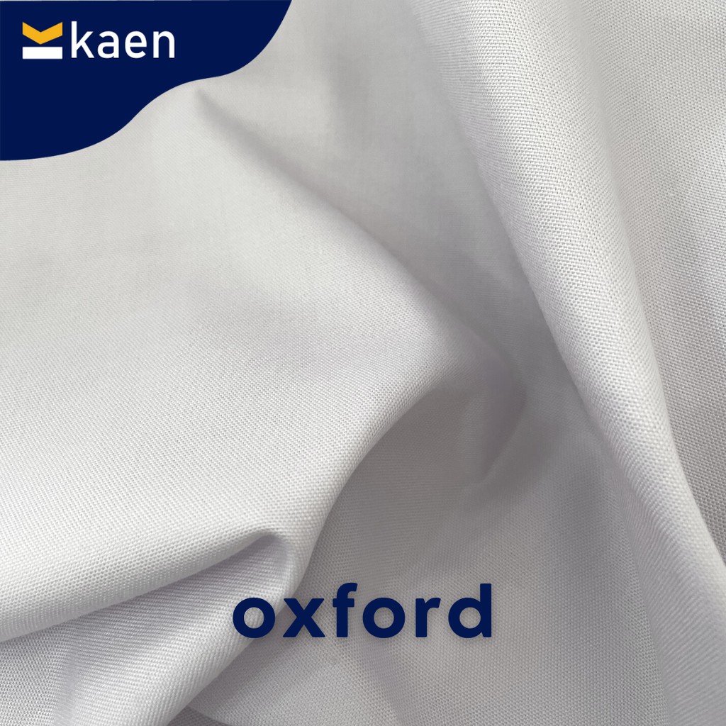 Kain Oxford Putih / Kain Sublim / Kain Sublime / Kain Printing (L: 115 cm)
