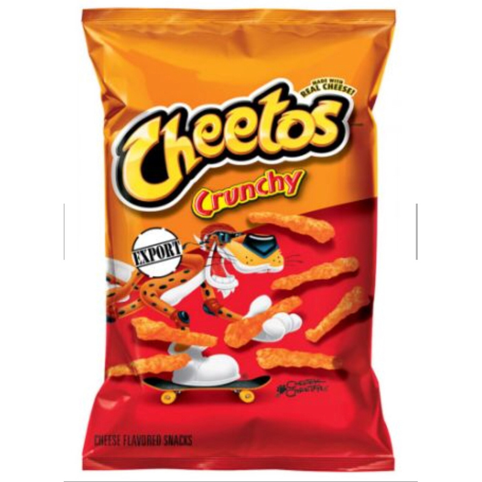 

Ready - Cheetos Crunchy Made With Real Cheese Usa Import Keju 8Oz 226,8Gram