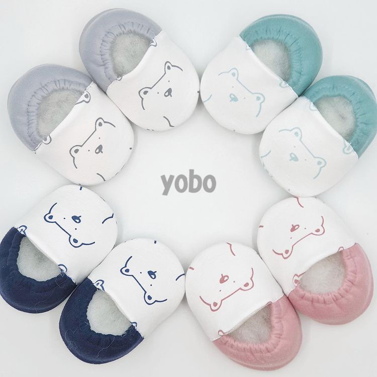 Sepatu Newborn BabyU Yobo Embossed / Shoes Baby Newborn