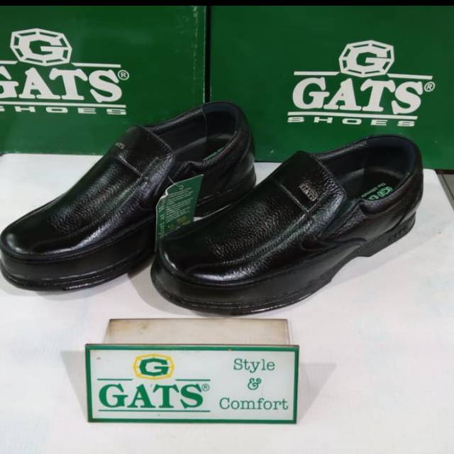 Sepatu pantofel pria kulit jeruk asli Gats original art MD3501 SIZE38-43