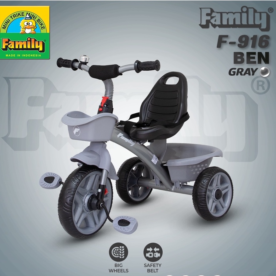 [EKA JAYA SEPEDA] "SULTAN" SEPEDA ANAK RODA 3 FAMILY 916 BEN