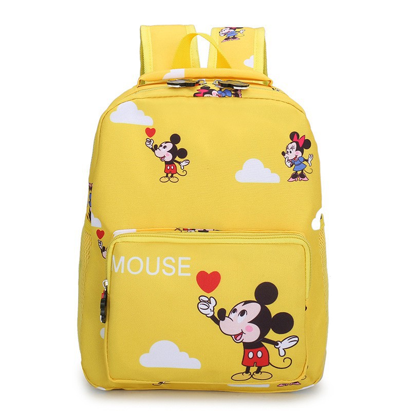 Tas Ransel Perempuan Tas Sekolah Anak  Tas Mickey Mouse Backpack Multifungsi