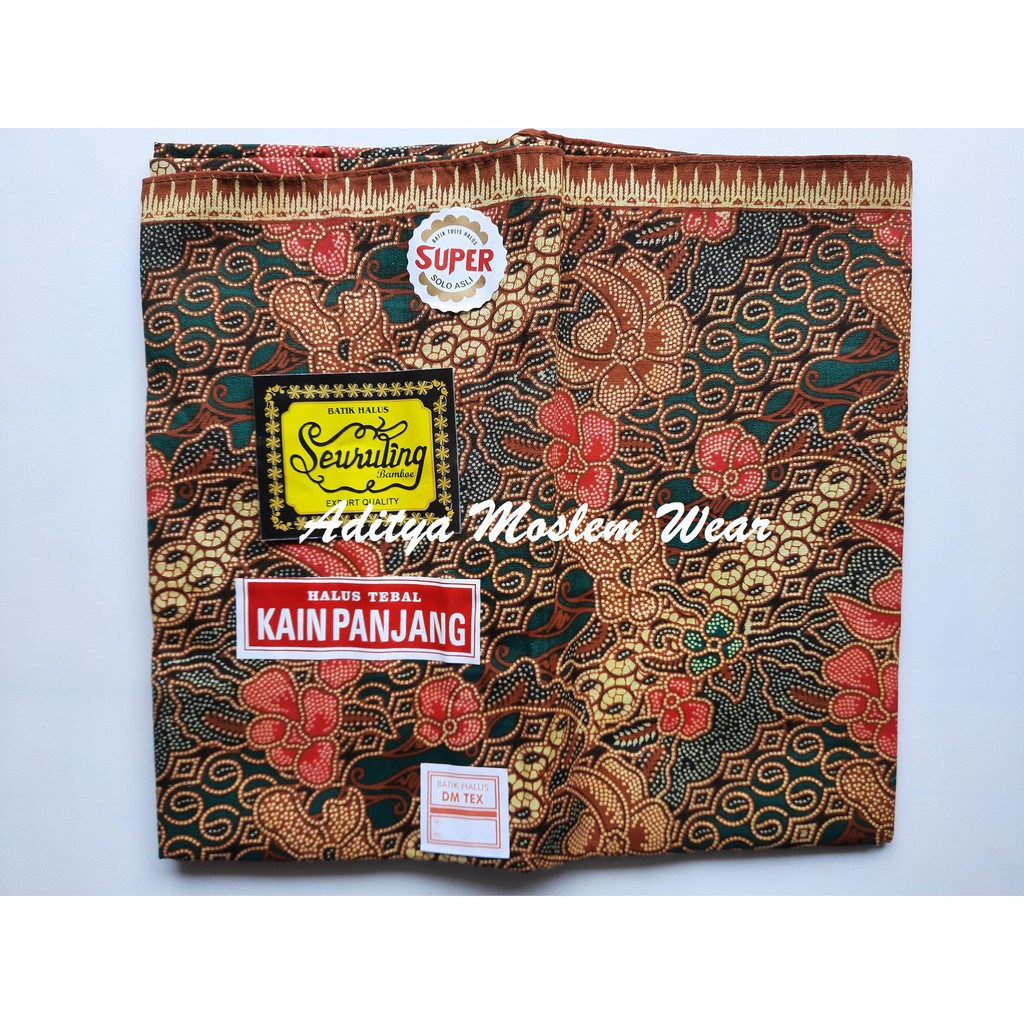 KAIN PANJANG SEURULING 182X103 CM KAIN JARIK BATIK SOLO KAIN SAMPING KEBAT PANJANG