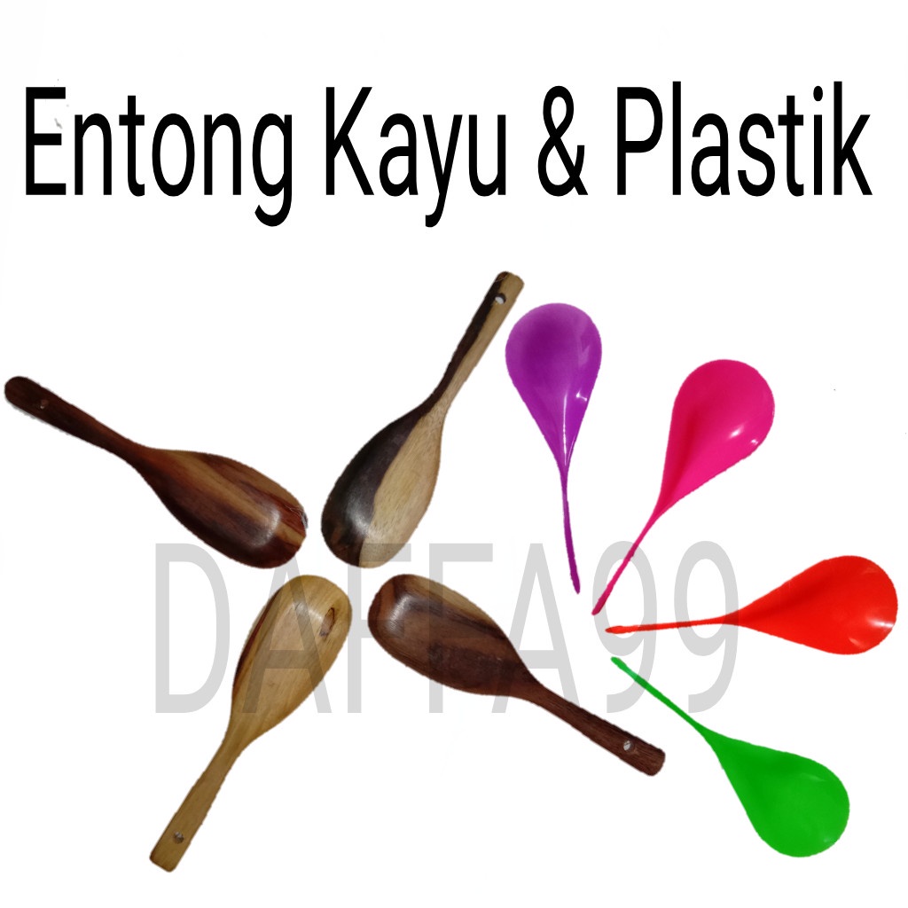 Centong Nasi Batok Kelapa / Centong Nasi Padang / Entong Nasi Batok Kelapa