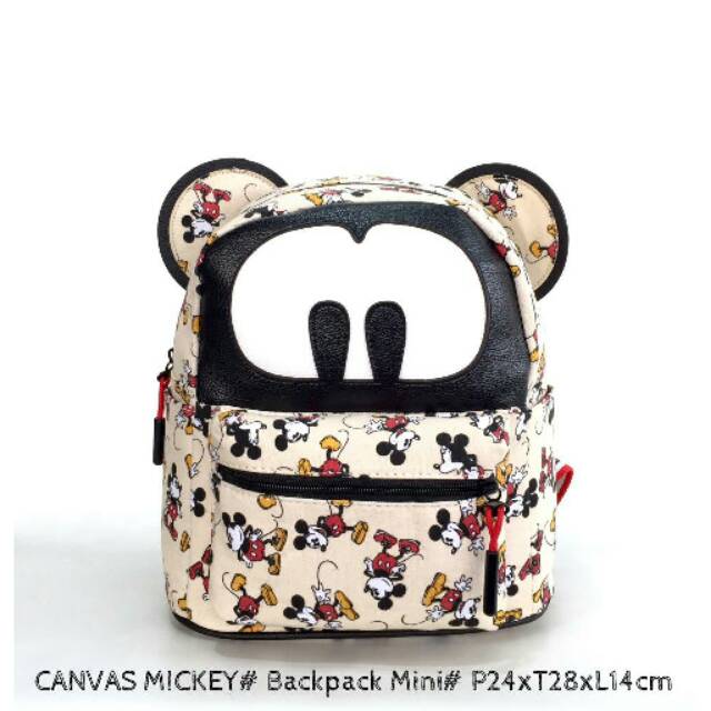 Backpack mini canvas mickey