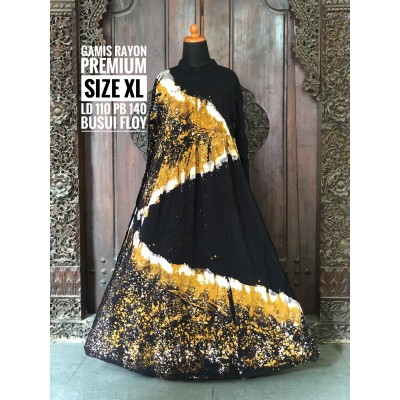 Batik Usman Terbaru Gamis Twill Rayon Ori Pelangi Gamis Twil Tie Dye Gamis Rayon Candimekar Premium