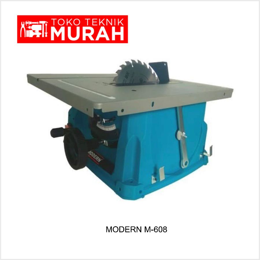 Modern M-608 Mesin Table Saw 8 Inch Meja Gergaji Potong Kayu M608