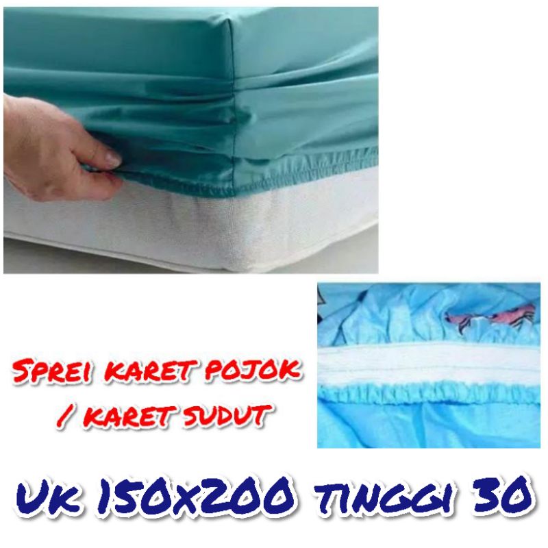 Sprei 150 T 30 sprei ukuran 150x200x30