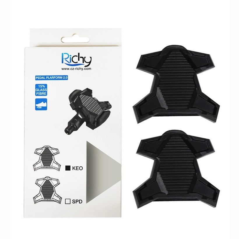 Richy Cover Pelindung Pedal Sepeda Anti-Slip for Shimano SPD-SL - 1232 - Black