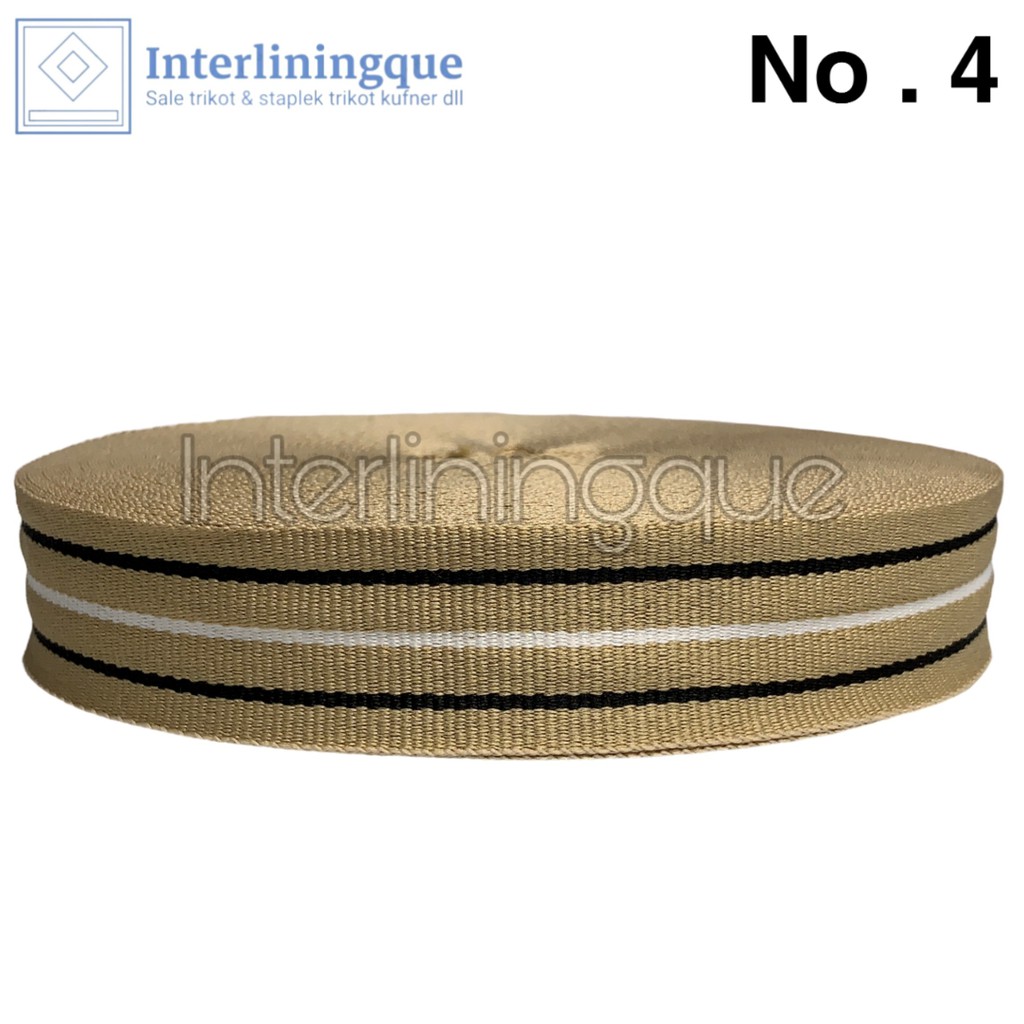 Pita List Lebar 2,5 CM @28Yard Pita Kain Craft Tas Celana Dekorasi dll