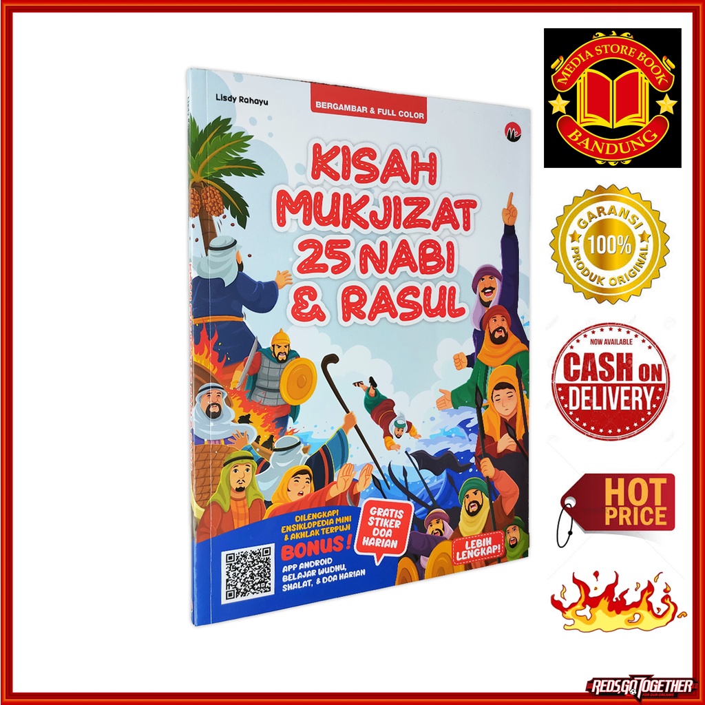BUKU ANAK ISLAMI - BUKU CERITA NABI - BUKU KISAH NABI - KISAH MUKJIZAT 25 NABI DAN RASUL(100% ORIGIN