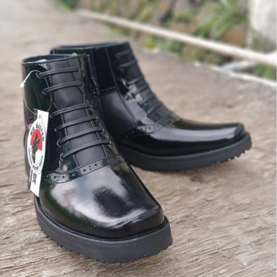 SEPATU PDH KULIT SAPI ASLI MR MASTER SEPATU PDH TNI POLRI SECURITY SATPAM SEPATU PDH PRIA WANITA