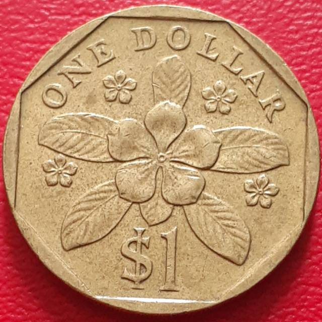 Uang Kuno 1 Dollar Singapura