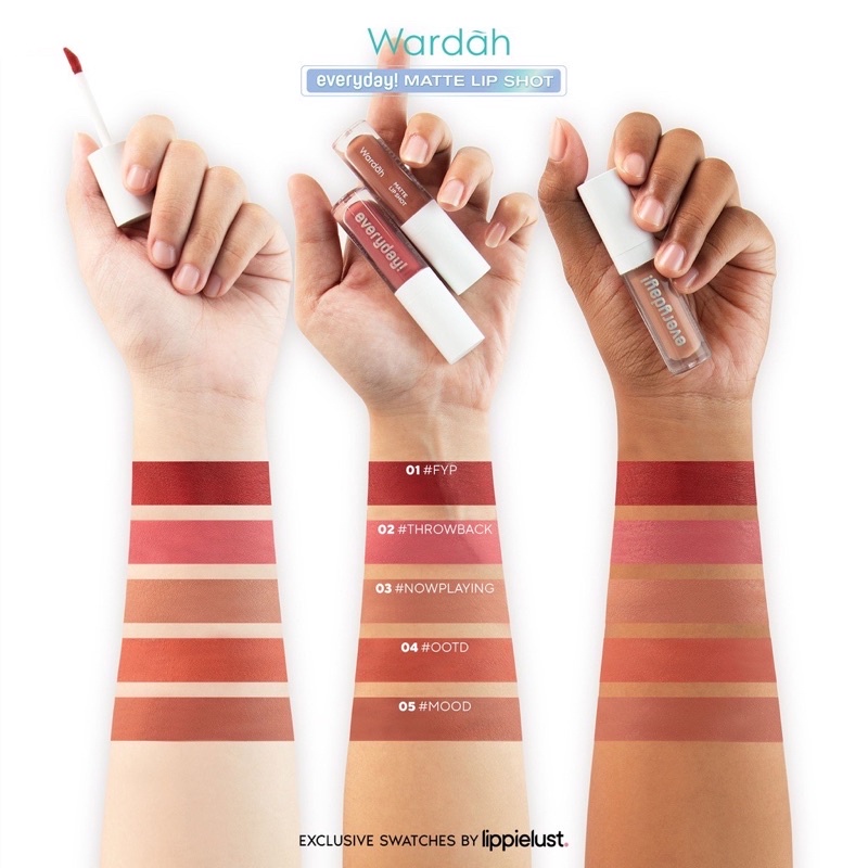 WARDAH Everyday Matte Lip Shot - Wardah Lipcream Creamy Matte Original BPOM