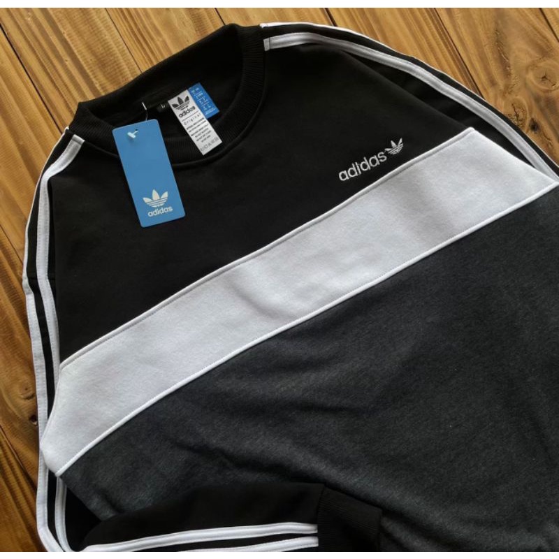 SWEATER CREWNECK ADIDAS TREEFOIL PREMIUM FULLTAG &amp; LEBEL