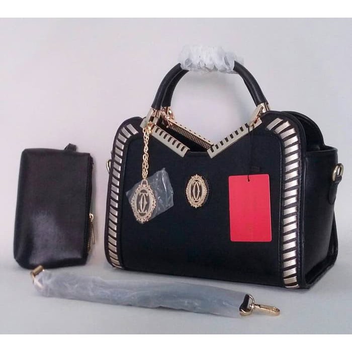3287 Tas Wanita Cartier KW 1 Hitam