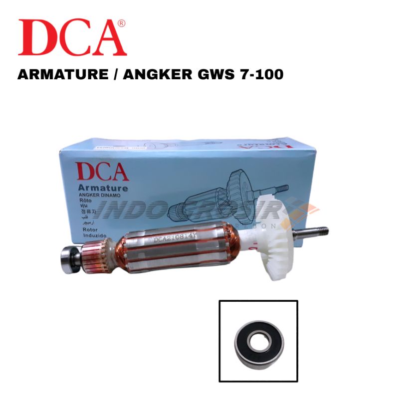 DCA Armature Angker Gerinda Bosch GWS7-100 Armature Gerinda Gerinder Tangan Bosch