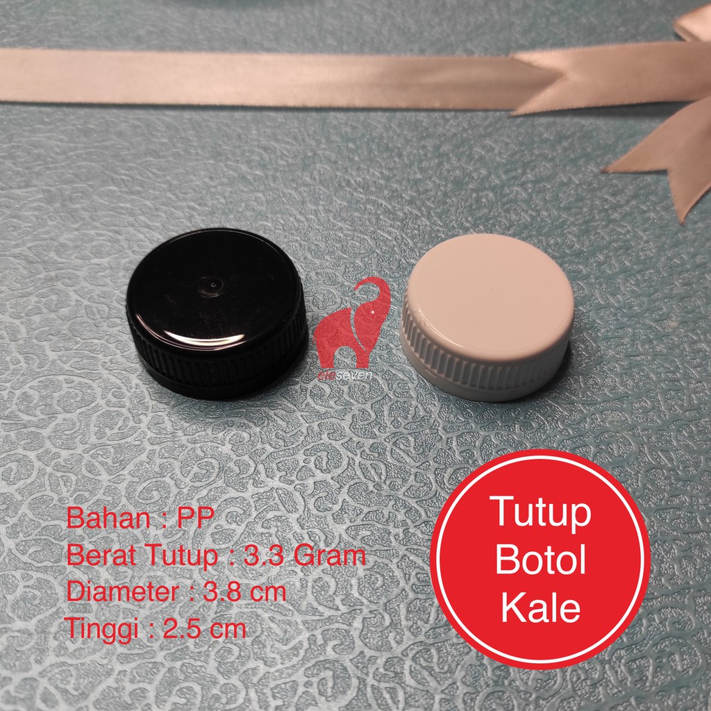 Isi 100 Pcs Tutup Botol Plastik Kale 250ml 500ml 1000ml