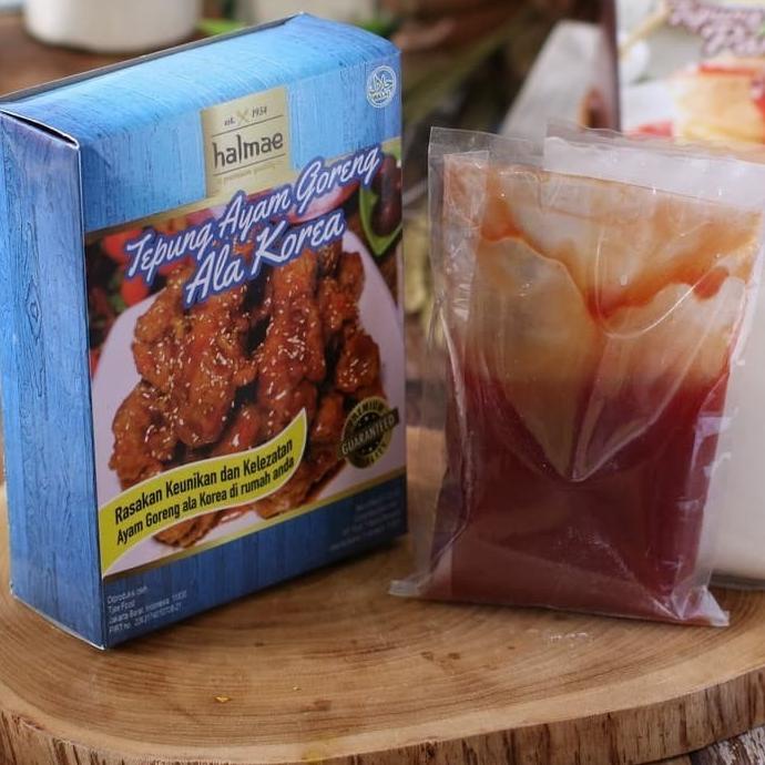 

BISA COD PAKET TEPUNG AYAM KOREA HALMAE & SAUS tersedia 3 Macam RASA