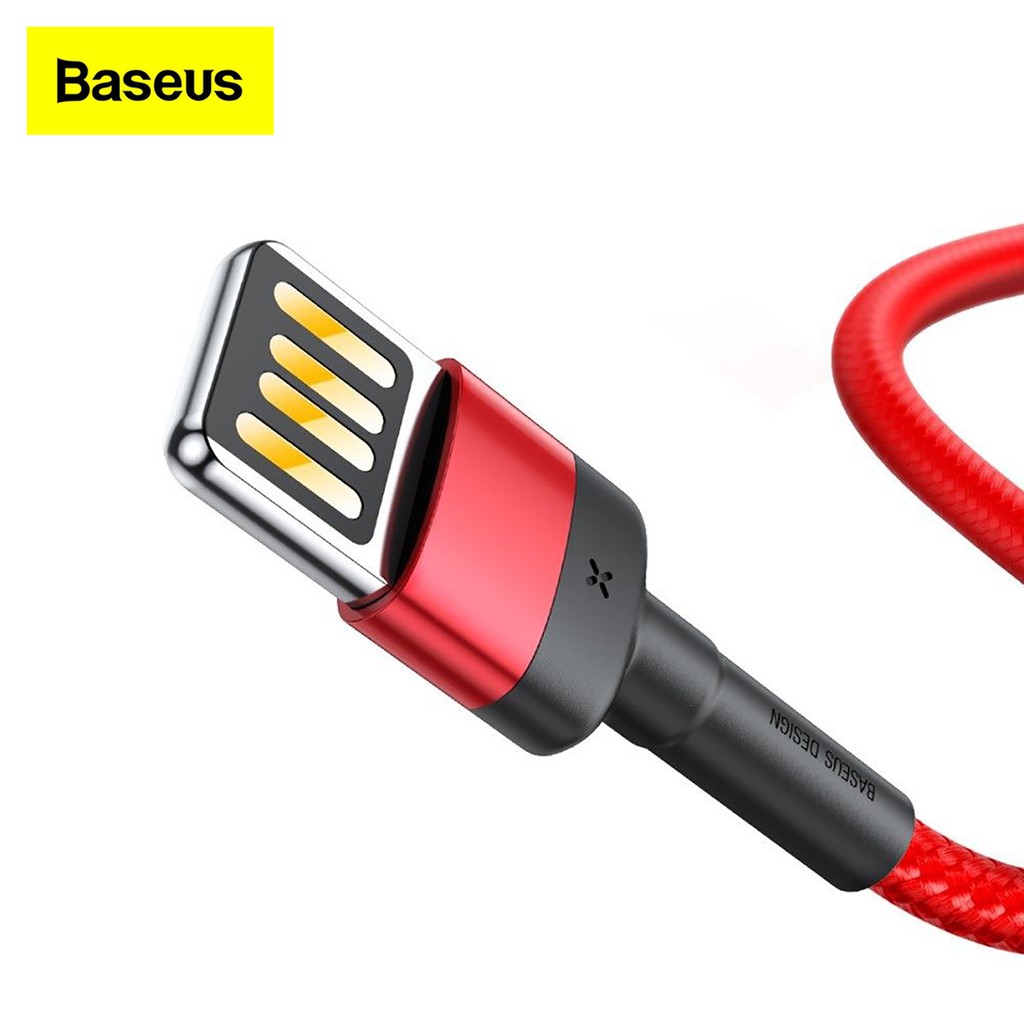 KABEL BASEUS CABLE LIGHTNING IOS FAST CHARGING DOUBLE SIDED 1.5A