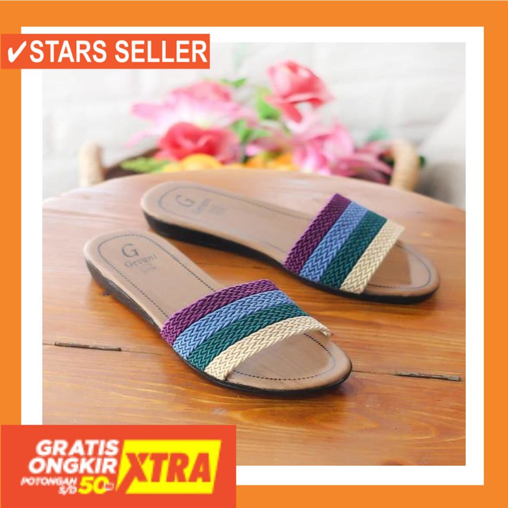 ⭐⭐⭐⭐⭐ ORIGINAL PREMIUM SEPATU ORI WANITA/ Booming  Sandal Turki / Sandal Kokop Wanita
