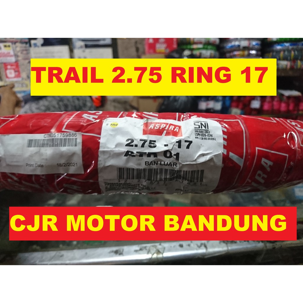 Ban Trail Off Road Kembang Tahu Kotak Aspira ATR01 275 ring 17