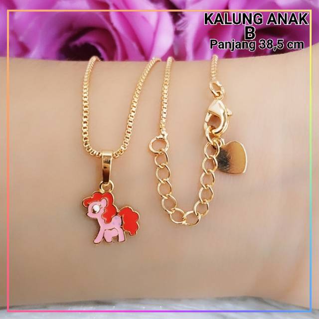 Kalung xuping kalung anak karakter lapis emas gold H133