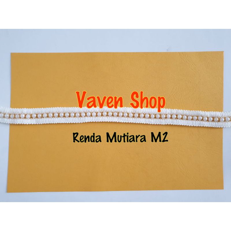 Renda Mutiara M2 ecer per 1 yard