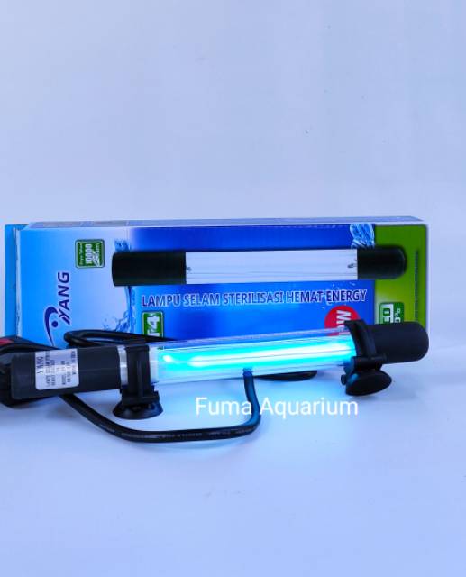 Lampu Celup Anti Lumut Bakteri Aquarium YANG UV Sterilizer 9watt