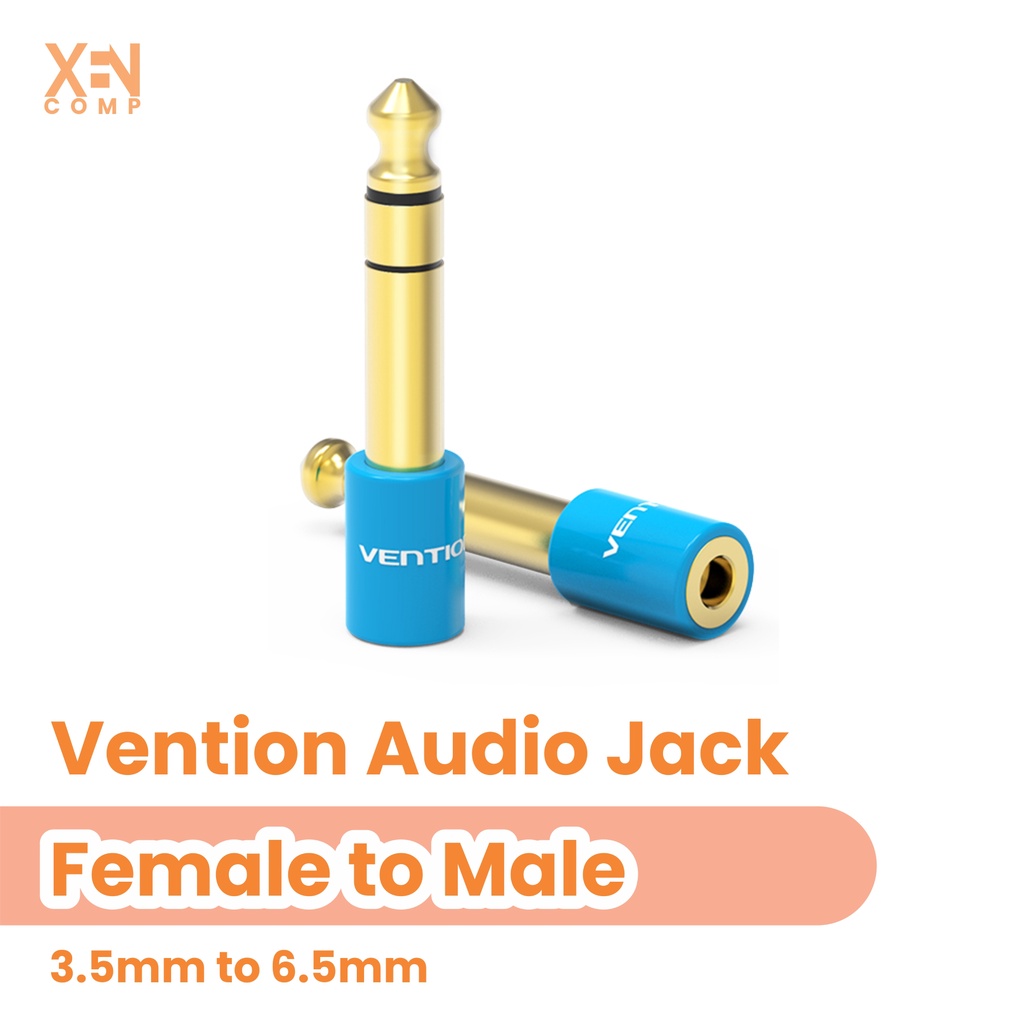 Vention S01 Audio Jack 3.5mm Female to 6.5mm Male Adapter Converter