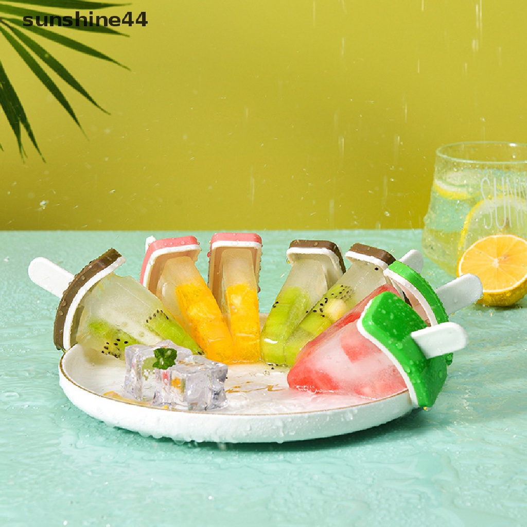 Sunshine Cetakan Es Krim Popsicle Homemade DIY Bentuk Semangka