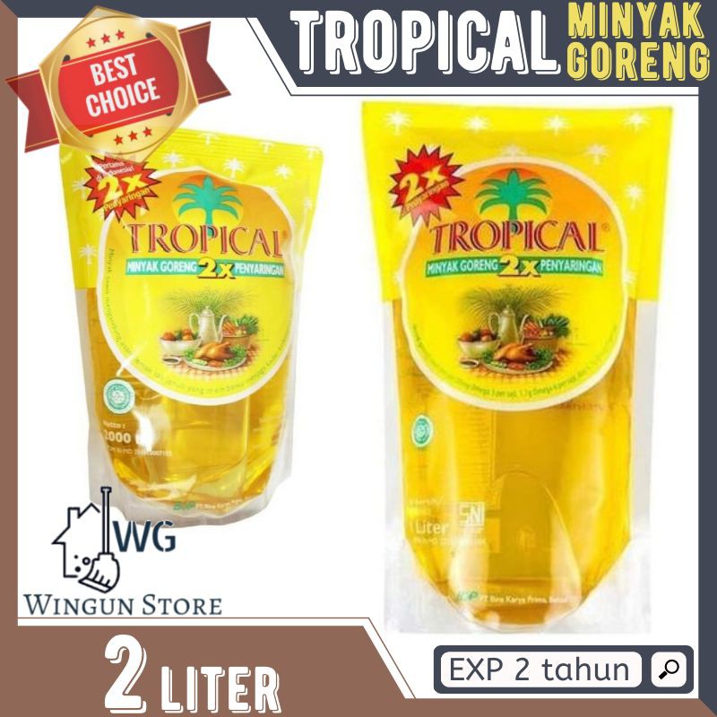 Jual Minyak Goreng Tropical L Kemasan Refill Minyak Kelapa Sawit X Penyaringan Liter