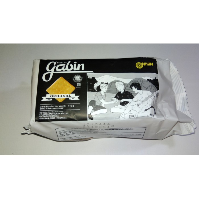 

Nissin Biskuit Gabin Original 140 Gr