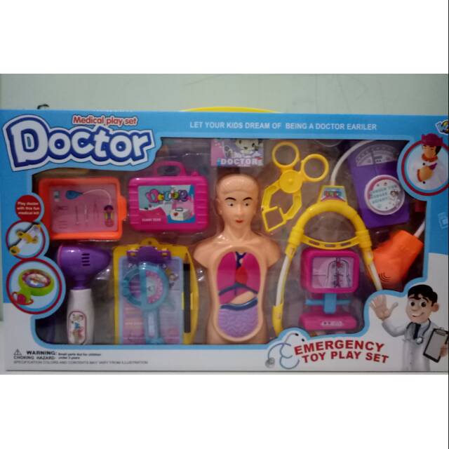 Mainan medical play set doctor