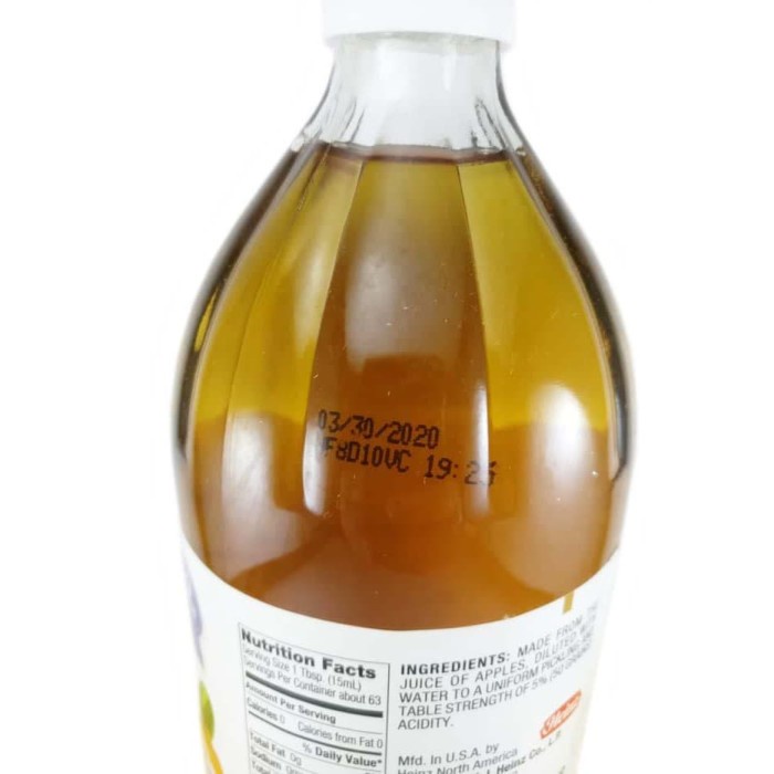 

201nhgg Heinz Apple Cider Vinegar / Cuka Apel 473 Ml Ds201Fs