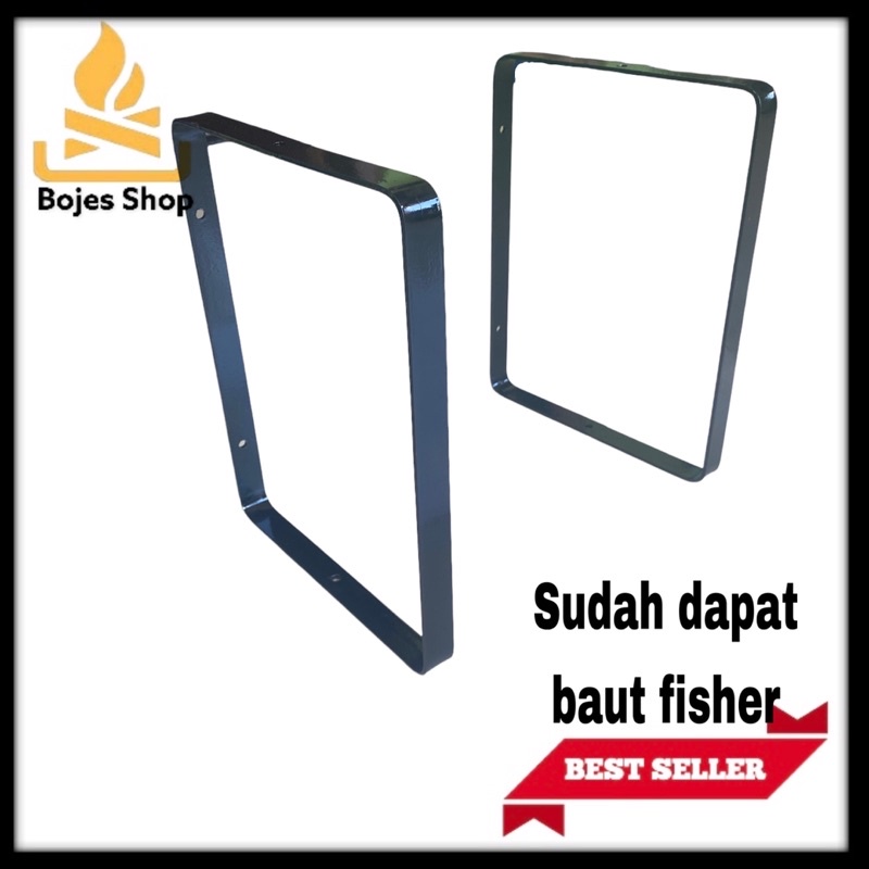 new deals besi bracket rak kotak ambalan tempel dinding penyangga rak kayu ambalan gantung