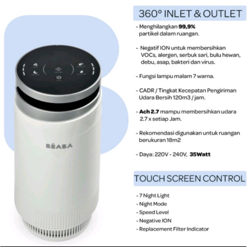 Beaba Air Purifier - Penyaring udara