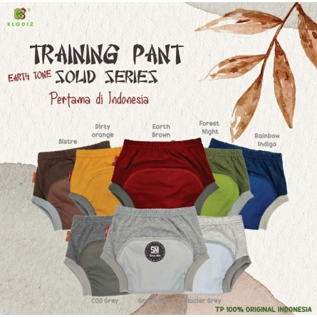 Training Pant Klodiz Training Pants Bayi Anak Toilet Training| cloth diaper trainingpant