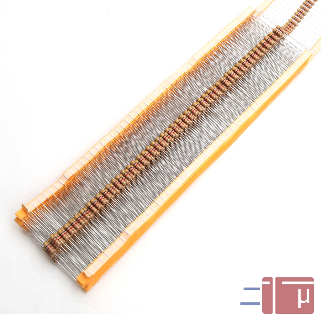 X10 Resistor 4K7 4.7K 1/2W Karbon 5% Taiwan Kaki Tembaga