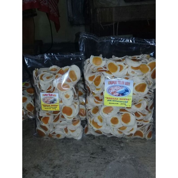 Jual Krupuk Telor Asin Kemasan 500 Gr Dan 1 Kg Shopee Indonesia