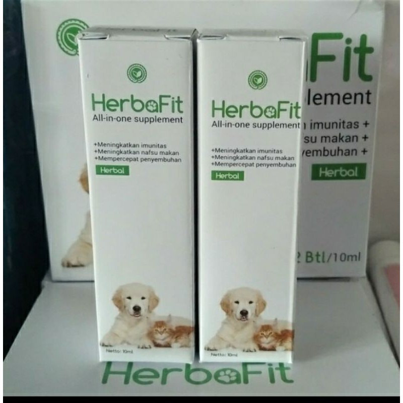 Mutivitamin Herbafit 10 ml all in one multi vitamin anjung dan Kucing