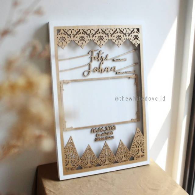 FRAME MAHAR 20X30 / FRAME MAHAR KAYU / BINGKAI MAHAR RUSTIC