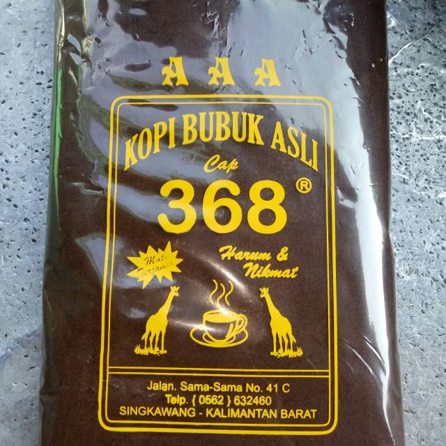 

KOPI BUBUK (3A) 368 ASLI KHAS SINGKAWANG (KALBAR) READY STOCK