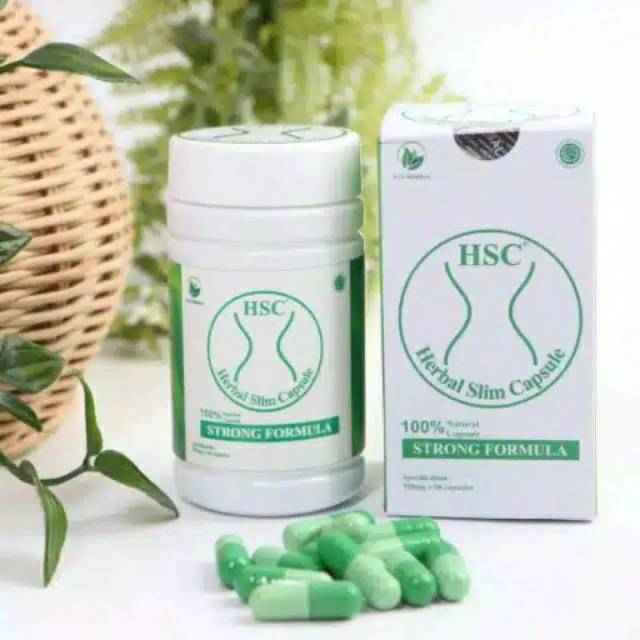 HSC herbal slim capsule Asli HSC pelangsing herbal HSC pelangsing tubuh Herbal Original