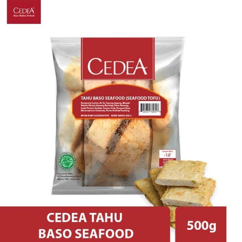 

Frozen Bandung cedea tahu baso seafood 500gr paket harap pesan bublewrap