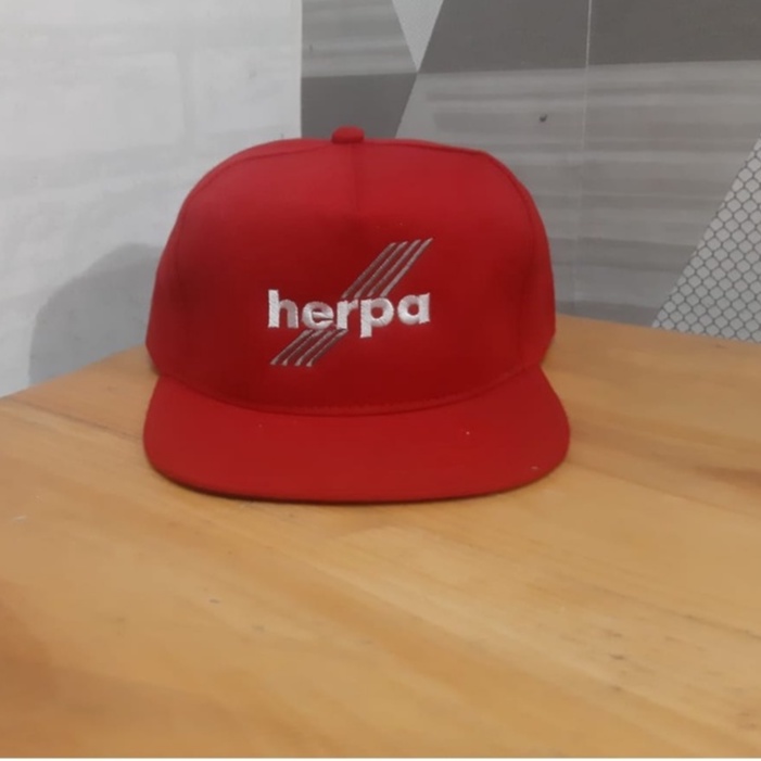 topi snapback herpa bordir