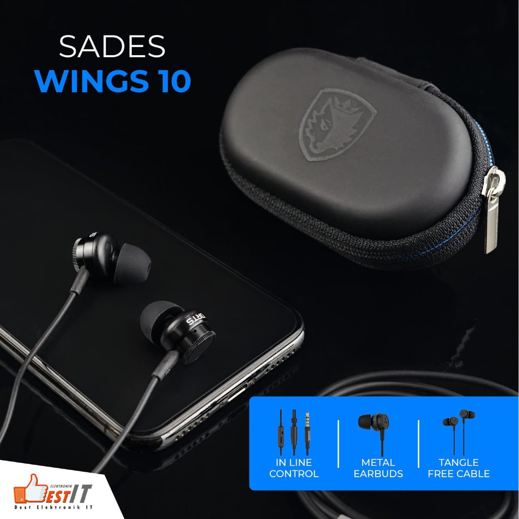 Sades Wings 10 Gaming Earphone/ Gaming Headset