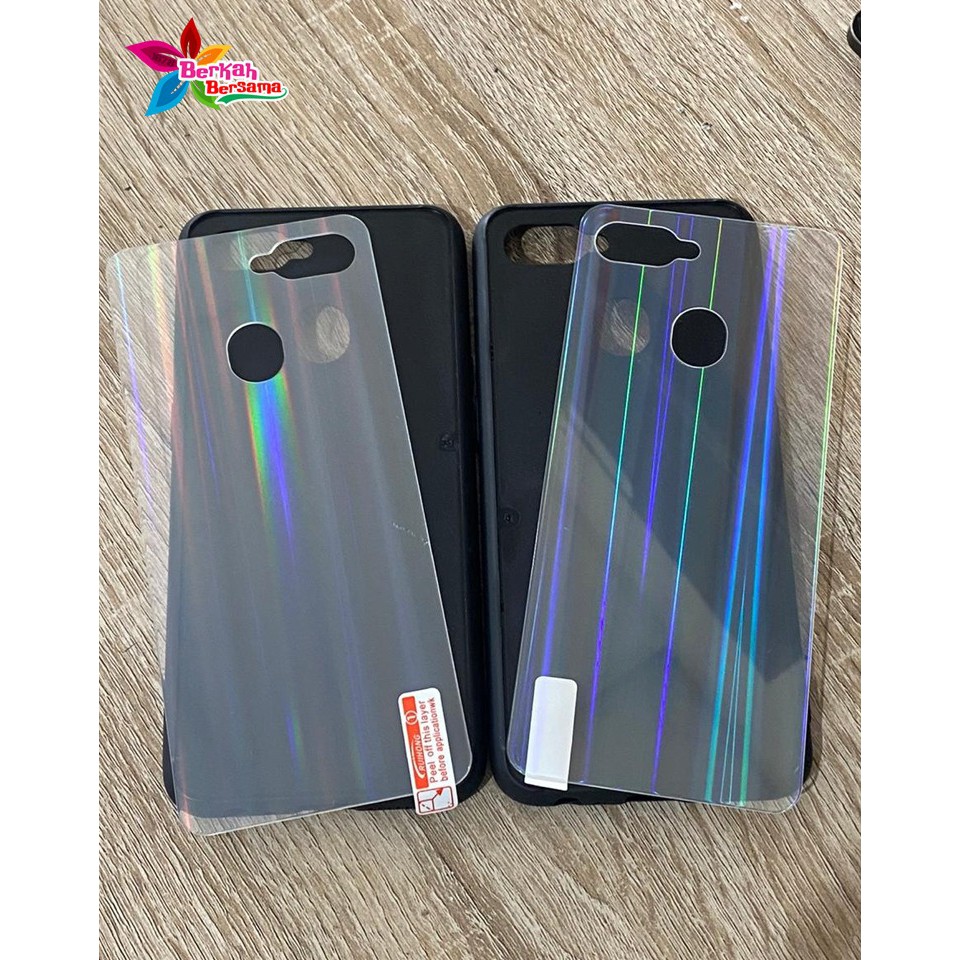 Softcase tempered glass Back Case Glass aurora Case Polos Case Mentahan Kaca BB1239