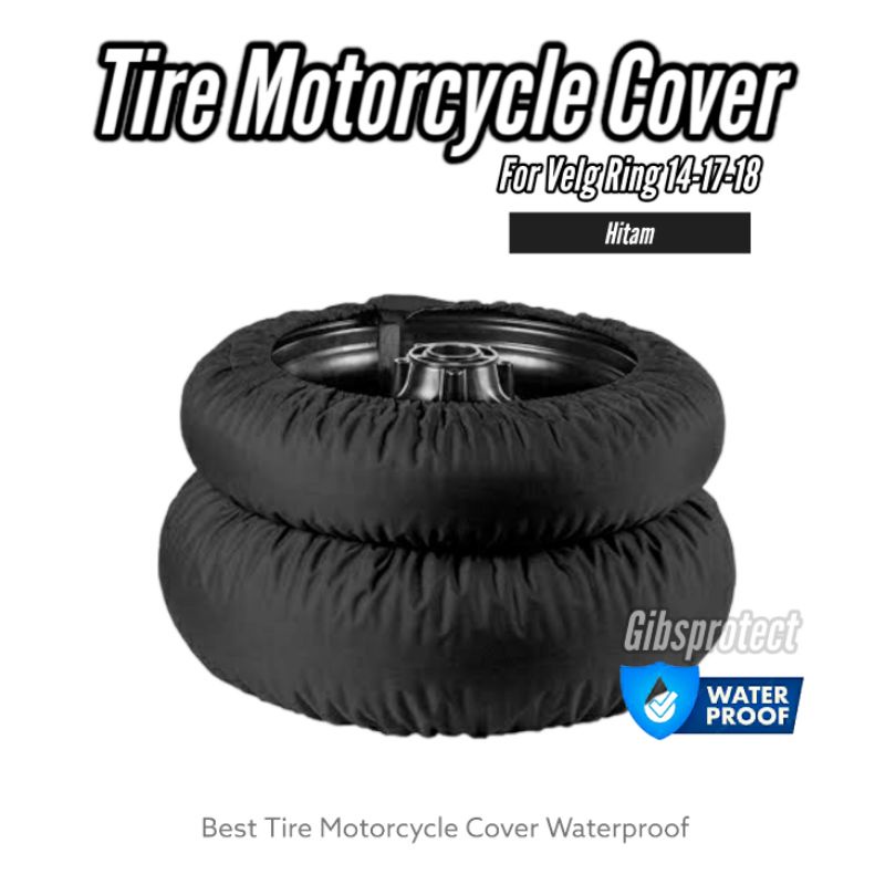 Sarung Ban Motor Ring 14-17-18 Cover Ban Motor Road Race Superbike Supermoto Anti Air Compatible Motor Beat Vario Scoopy Mio Fino Ninja Rxking Mx Satria Sonic Gsx Yamaha R15 R14 R25 Honda Cbr Jupiter Supra Dll Ukuran Velg 14 17 18